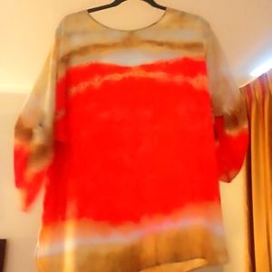 Chico's Blouse, Wrinkle Free, Like New Size L